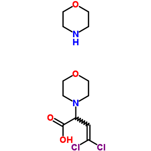 4,4-Dichloro-2-morpholin-4-yl-but-3-enoic acidStructure,6625-03-2Structure 4,4-Dichloro-2-morpholin-4-yl-but-3-enoic acid Structure,6625-03-2Structure