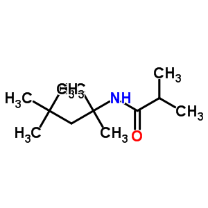 Isobutyramide, n-(1,1,3,3-tetramethylbutyl)-Structure,6632-19-5Structure Isobutyramide, n-(1,1,3,3-tetramethylbutyl)- Structure,6632-19-5Structure