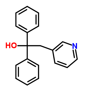 3-Pyridineethanol, a,a-diphenyl-Structure,6632-77-5Structure 3-Pyridineethanol, a,a-diphenyl- Structure,6632-77-5Structure