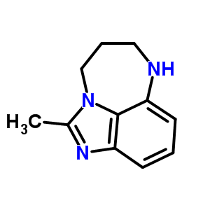 (9ci)-4,5,6,7-四氫-2-甲基-咪唑并[1,5,4-ef][1,5]苯并二氮雜卓結(jié)構(gòu)式_66596-63-2結(jié)構(gòu)式