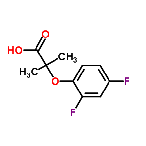 2-(2,4-Difluorophenoxy)-2-methylpropanoic acidStructure,667413-00-5Structure 2-(2,4-Difluorophenoxy)-2-methylpropanoic acid Structure,667413-00-5Structure