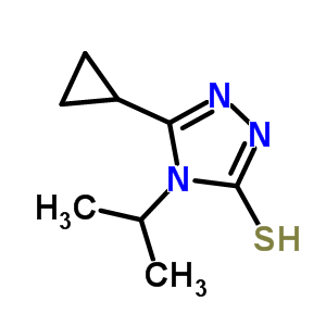 5-Cyclopropyl-4-isopropyl-4H-1,2,4-triazole-3-thiolStructure,667437-60-7Structure 5-Cyclopropyl-4-isopropyl-4H-1,2,4-triazole-3-thiol Structure,667437-60-7Structure
