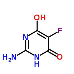 (9ci)-2-氨基-5-氟-6-羥基-4(1H)-嘧啶酮結(jié)構(gòu)式_669-96-5結(jié)構(gòu)式