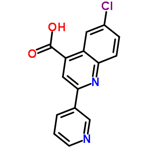 6-Chloro-2-pyridin-3-ylquinoline-4-carboxylic acidStructure,669709-49-3Structure 6-Chloro-2-pyridin-3-ylquinoline-4-carboxylic acid Structure,669709-49-3Structure