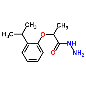 2-(2-Isopropylphenoxy)propanohydrazideStructure,669737-46-6Structure 2-(2-Isopropylphenoxy)propanohydrazide Structure,669737-46-6Structure