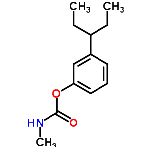 3-(1-Ethylpropyl)phenyl methylcarbamateStructure,672-04-8Structure 3-(1-Ethylpropyl)phenyl methylcarbamate Structure,672-04-8Structure