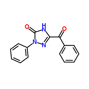 5-Benzoyl-2-phenyl-1,2-dihydro-3h-1,2,4-triazol-3-oneStructure,67266-66-4Structure 5-Benzoyl-2-phenyl-1,2-dihydro-3h-1,2,4-triazol-3-one Structure,67266-66-4Structure