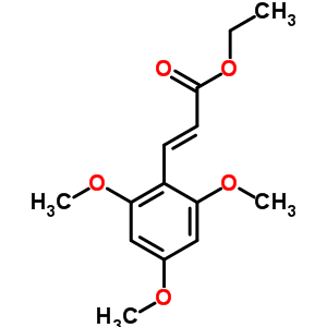 2,4,6-Trimethoxycinnamic acid ethyl esterStructure,67827-53-6Structure 2,4,6-Trimethoxycinnamic acid ethyl ester Structure,67827-53-6Structure