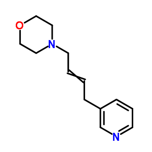 4-(4-Pyridin-3-ylbut-2-enyl)morpholineStructure,68036-74-8Structure 4-(4-Pyridin-3-ylbut-2-enyl)morpholine Structure,68036-74-8Structure