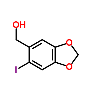 1,3-Benzodioxole-5-methanol,6-iodo-Structure,69048-76-6Structure 1,3-Benzodioxole-5-methanol,6-iodo- Structure,69048-76-6Structure