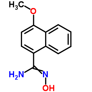 N-hydroxy-4-methoxy-naphthalene-1-carboxamidineStructure,690632-32-7Structure N-hydroxy-4-methoxy-naphthalene-1-carboxamidine Structure,690632-32-7Structure