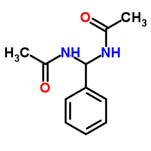 Acetamide,n,n-(phenylmethylene)bis-Structure,6907-68-2Structure Acetamide,n,n-(phenylmethylene)bis- Structure,6907-68-2Structure