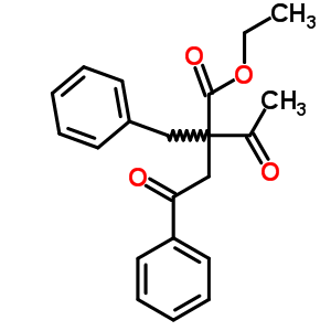 Benzenebutanoic acid, a-acetyl-g-oxo-a-(phenylmethyl)-, ethyl esterStructure,6938-63-2Structure Benzenebutanoic acid, a-acetyl-g-oxo-a-(phenylmethyl)-, ethyl ester Structure,6938-63-2Structure