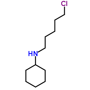 N-(5-氯戊基)環(huán)己胺結(jié)構(gòu)式_6943-80-2結(jié)構(gòu)式