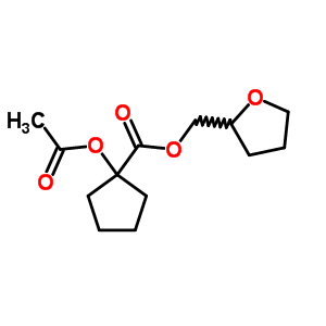 1-(乙?；趸?-環(huán)戊烷羧酸 (四氫-2-呋喃)甲酯結(jié)構(gòu)式_6946-60-7結(jié)構(gòu)式