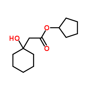 Cyclopentyl (1-hydroxycyclohexyl)acetateStructure,6946-64-1Structure Cyclopentyl (1-hydroxycyclohexyl)acetate Structure,6946-64-1Structure