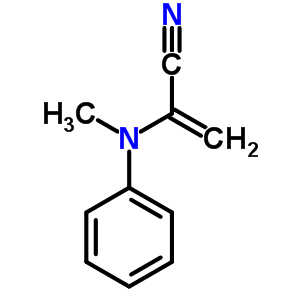 2-Propenenitrile,2-(methylphenylamino)-Structure,69567-06-2Structure 2-Propenenitrile,2-(methylphenylamino)- Structure,69567-06-2Structure