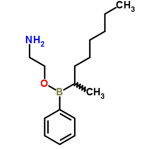 Borinic acid,(1-methylheptyl)phenyl-, 2-aminoethyl ester (6ci,8ci)Structure,6962-77-2Structure Borinic acid,(1-methylheptyl)phenyl-, 2-aminoethyl ester (6ci,8ci) Structure,6962-77-2Structure