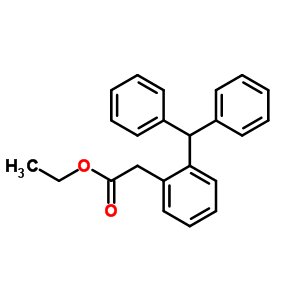 Benzeneacetic acid,2-(diphenylmethyl)-, ethyl esterStructure,6962-90-9Structure Benzeneacetic acid,2-(diphenylmethyl)-, ethyl ester Structure,6962-90-9Structure