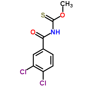 Carbamic acid,(3,4-dichlorobenzoyl)thio-, o-methyl ester (8ci)Structure,6964-37-0Structure Carbamic acid,(3,4-dichlorobenzoyl)thio-, o-methyl ester (8ci) Structure,6964-37-0Structure
