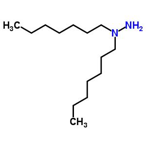 1,1-二庚基-肼結(jié)構(gòu)式_6971-83-1結(jié)構(gòu)式