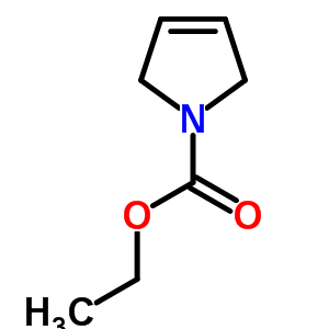 (9ci)-2,5-二氫-1H-吡咯-1-羧酸乙酯結構式_6972-81-2結構式