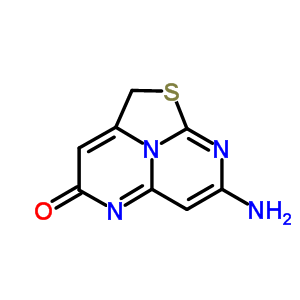 7-亞氨基-5,7-二氫-1-硫雜-5,8,8b-三氮雜乙酰萘-4(2H)-酮結(jié)構(gòu)式_69836-19-7結(jié)構(gòu)式