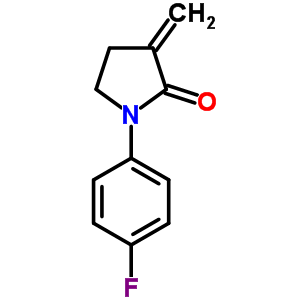 1-(4-Fluorophenyl)-3-methylidene-pyrrolidin-2-oneStructure,70259-94-8Structure 1-(4-Fluorophenyl)-3-methylidene-pyrrolidin-2-one Structure,70259-94-8Structure