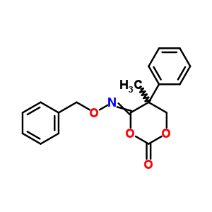 5-Methyl-5-phenyl-4-phenylmethoxyimino-1,3-dioxan-2-oneStructure,70310-60-0Structure 5-Methyl-5-phenyl-4-phenylmethoxyimino-1,3-dioxan-2-one Structure,70310-60-0Structure