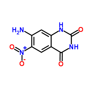 2,4(1H,3h)-quinazolinedione, 7-amino-6-nitro-Structure,70631-15-1Structure 2,4(1H,3h)-quinazolinedione, 7-amino-6-nitro- Structure,70631-15-1Structure
