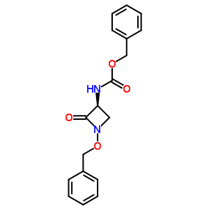 (S)-[1-(benzyloxy)-2-oxo-3-azetidinyl]carbamic acid benzyl ester Structure,71404-99-4Structure