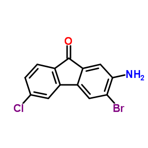 9H-fluoren-9-one,2-amino-3-bromo-6-chloro-Structure,7145-80-4Structure 9H-fluoren-9-one,2-amino-3-bromo-6-chloro- Structure,7145-80-4Structure