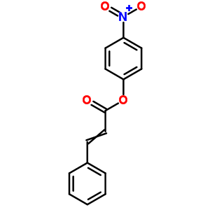 2-Propenoic acid,3-phenyl-, 4-nitrophenyl ester, (2e)-Structure,71721-74-9Structure 2-Propenoic acid,3-phenyl-, 4-nitrophenyl ester, (2e)- Structure,71721-74-9Structure