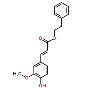 Caffeic acid 3-methyl phenethyl esterStructure,71835-85-3Structure Caffeic acid 3-methyl phenethyl ester Structure,71835-85-3Structure
