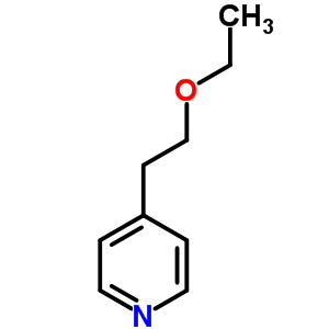 Pyridine, 4-(2-ethoxyethyl)-Structure,7250-69-3Structure Pyridine, 4-(2-ethoxyethyl)- Structure,7250-69-3Structure
