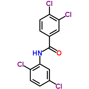 Benzamide, 3,4-dichloro-n-(2,5-dichlorophenyl)-Structure,73688-84-3Structure Benzamide, 3,4-dichloro-n-(2,5-dichlorophenyl)- Structure,73688-84-3Structure