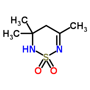 3,4-Dihydro-3,3,5-trimethyl-2h-1,2,6-thiadiazole 1, 1-dioxideStructure,73908-90-4Structure 3,4-Dihydro-3,3,5-trimethyl-2h-1,2,6-thiadiazole 1, 1-dioxide Structure,73908-90-4Structure