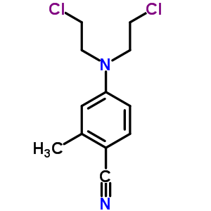 Benzonitrile, 4-(bis(2-chloromethyl)amino)-2-methyl-Structure,73940-94-0Structure Benzonitrile, 4-(bis(2-chloromethyl)amino)-2-methyl- Structure,73940-94-0Structure