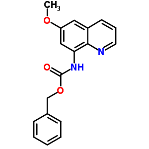 Benzyl n-(6-methoxyquinolin-8-yl)carbamateStructure,7402-10-0Structure Benzyl n-(6-methoxyquinolin-8-yl)carbamate Structure,7402-10-0Structure