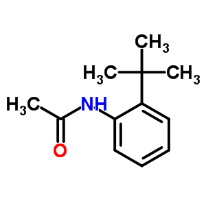N-(2-叔丁基苯基)乙酰胺結構式_7402-70-2結構式