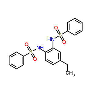 Benzenesulfonamide, n,n-(4-ethyl-o-phenylene)bis-(7ci,8ci)Structure,7403-00-1Structure Benzenesulfonamide, n,n-(4-ethyl-o-phenylene)bis-(7ci,8ci) Structure,7403-00-1Structure