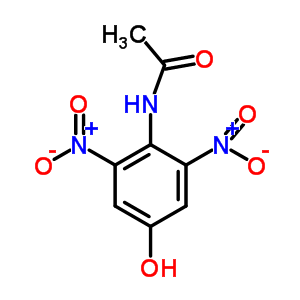 N-(4-羥基-2,6-二硝基-苯基)乙酰胺結(jié)構(gòu)式_7403-13-6結(jié)構(gòu)式