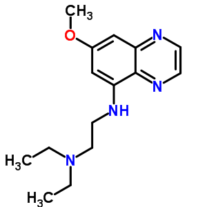 1,2-Ethanediamine,n1,n1-diethyl-n2-(7-methoxy-5-quinoxalinyl)-Structure,7403-77-2Structure 1,2-Ethanediamine,n1,n1-diethyl-n2-(7-methoxy-5-quinoxalinyl)- Structure,7403-77-2Structure