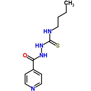 3-Butyl-1-(pyridine-4-carbonylamino)thioureaStructure,74270-74-9Structure 3-Butyl-1-(pyridine-4-carbonylamino)thiourea Structure,74270-74-9Structure