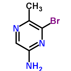 2-Amino-6-bromo-5-methylpyrazineStructure,74290-68-9Structure 2-Amino-6-bromo-5-methylpyrazine Structure,74290-68-9Structure
