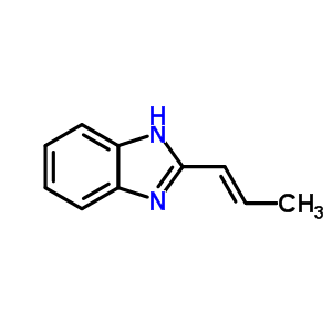(9ci)-2-(1-丙烯基)-1H-苯并咪唑結(jié)構(gòu)式_7464-22-4結(jié)構(gòu)式
