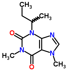 3-Butan-2-yl-1,7-dimethyl-purine-2,6-dioneStructure,7464-83-7Structure 3-Butan-2-yl-1,7-dimethyl-purine-2,6-dione Structure,7464-83-7Structure
