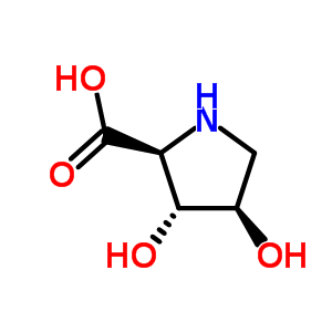 (3r,4r)-(9ci)-3,4-二羥基-L-脯氨酸結(jié)構(gòu)式_74644-88-5結(jié)構(gòu)式