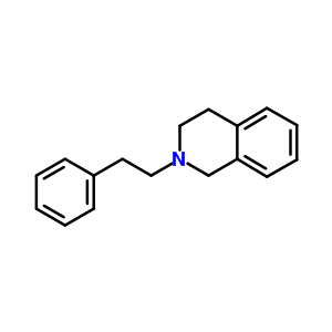 Isoquinoline, 1,2,3,4-tetrahydro-2-(2-phenylethyl)-,hydrochloride (1:1)Structure,7467-63-2Structure Isoquinoline, 1,2,3,4-tetrahydro-2-(2-phenylethyl)-,hydrochloride (1:1) Structure,7467-63-2Structure