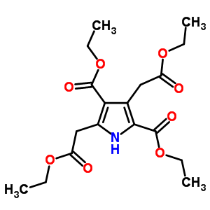 Diethyl 3,5-bis(ethoxycarbonylmethyl)-1h-pyrrole-2,4-dicarboxylateStructure,7467-83-6Structure Diethyl 3,5-bis(ethoxycarbonylmethyl)-1h-pyrrole-2,4-dicarboxylate Structure,7467-83-6Structure